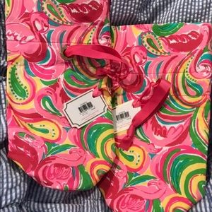 SOLD- Set of 2 Lilly Pulitzer Wine Bags